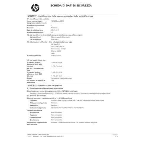 Cartuccia inkjet alta capacità 303XL HP 3 colori T6N03AE